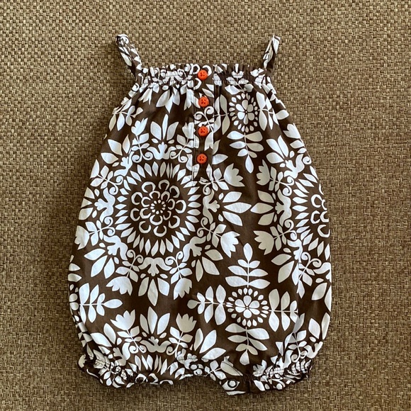 Carter's Floral Spaghetti Strap Bubble Romper 3 Months - Picture 1 of 9